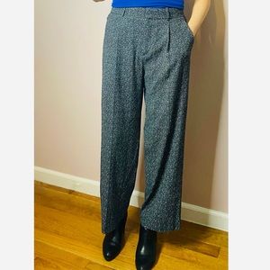 Theory Grey Pleated Trouser Pants